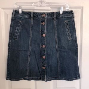 Denim Mini Skirt